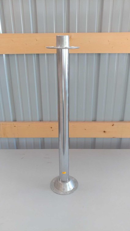 (I-78) CHROME EXPOSED BASE FOR ROUND TABLE
