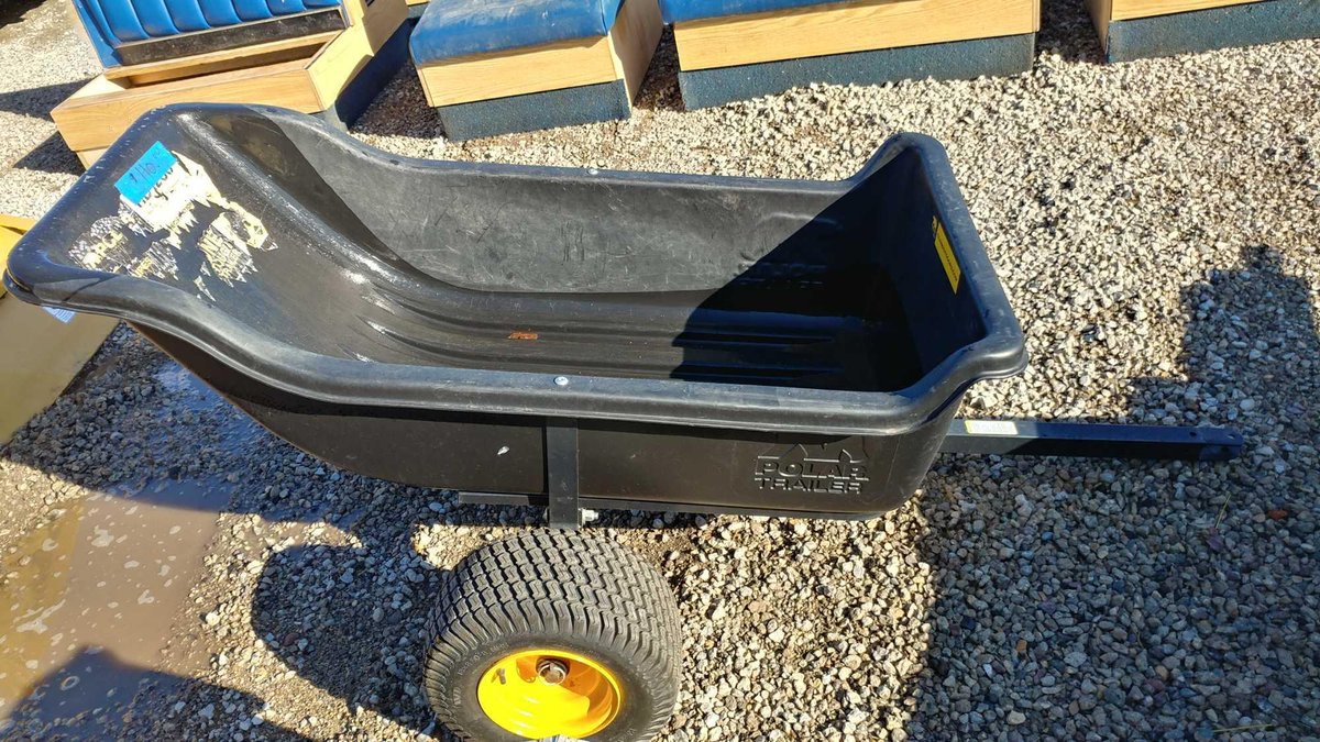(I-177) POLAR 2 WHEELED POLY GARDEN TRAILER