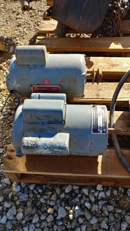 (I-174) 3HP & 1HP ELECTRIC MOTORS, SELLER STATES BOTH ARE IN WORKING CONDITION