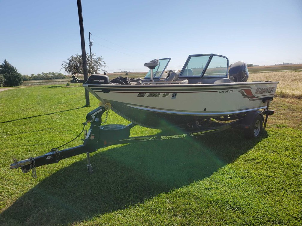 (TITLE) 2010 ALUMICRAFT TROPHY 175 BOAT, YAMAHA 115 HP MOTOR & YAMAHA 9.9 HP MOTOR, MINN KOTA MOTORI