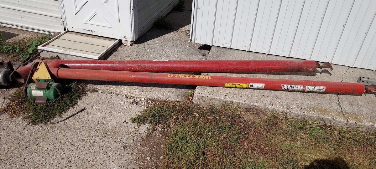 (2) ELECTRIC AUGERS, 4" & 6", UNKNOWN CONDITION