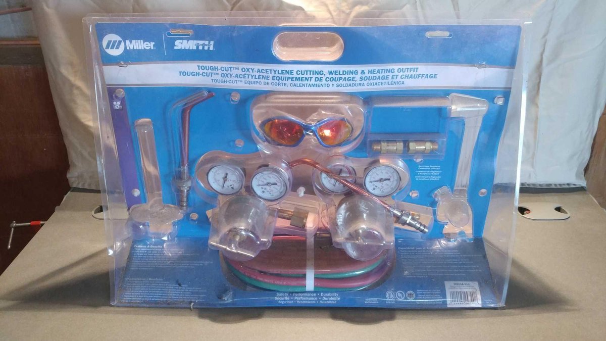 MILLER SMITH TOUGH-CUT OXY-ACETYLENE TORCH CUTTING WELDING OUTFIT