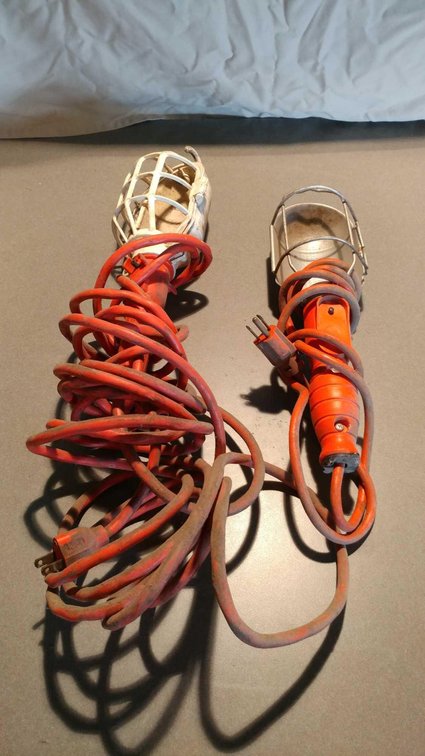 (2) TROUBLE LIGHTS (SELLER STATES WORKING CONDITION)