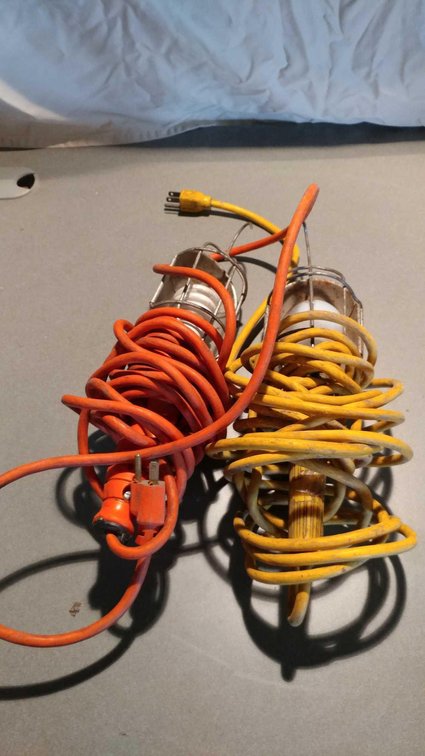 (2) TROUBLE LIGHTS (SELLER STATES WORKING CONDITION)