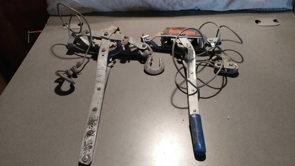 (2) CABLE COME-ALONGS (UNKNOWN RATING)