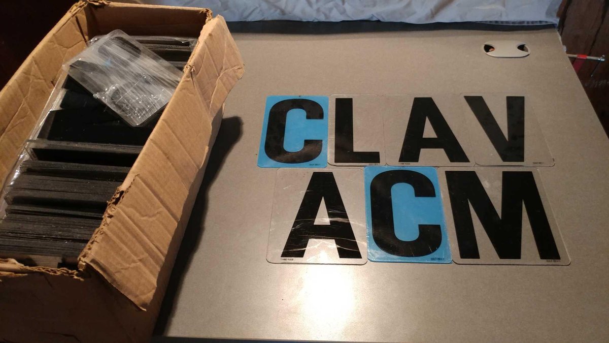 LARGE ASSORTMENT OF SIGNAGE LETTERING 7 1/2"H X 4 13/16"W
