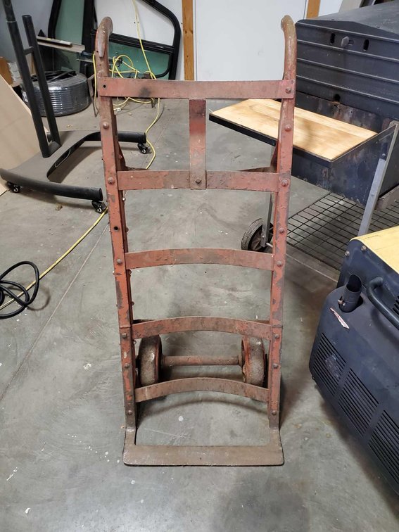(I-19) HEAVY DUTY 2 WHEELED DOLLY CART (FOR MORE INFO AND LOCATION CALL NEIL @ 612-804-4142)