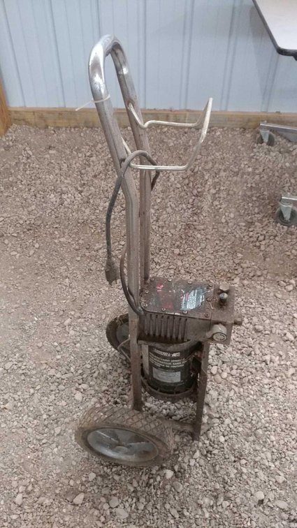 (I-49) VINTAGE AIRLESS PAINT SPRAYER (UNKNOWN CONDITION)