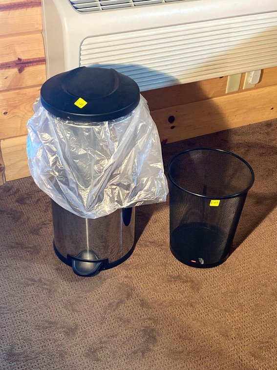 (A1-NORWAY) (2) TRASH CANS