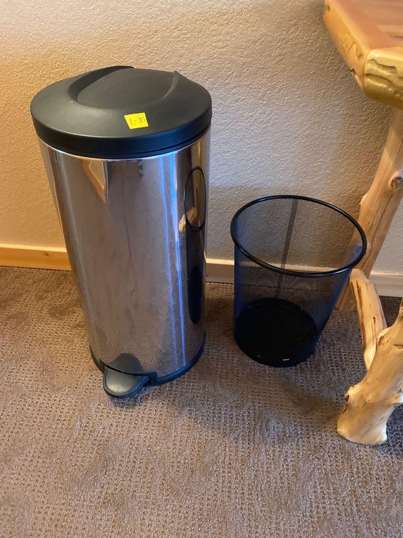  (A1-SPRUCE) (2) TRASH CANS
