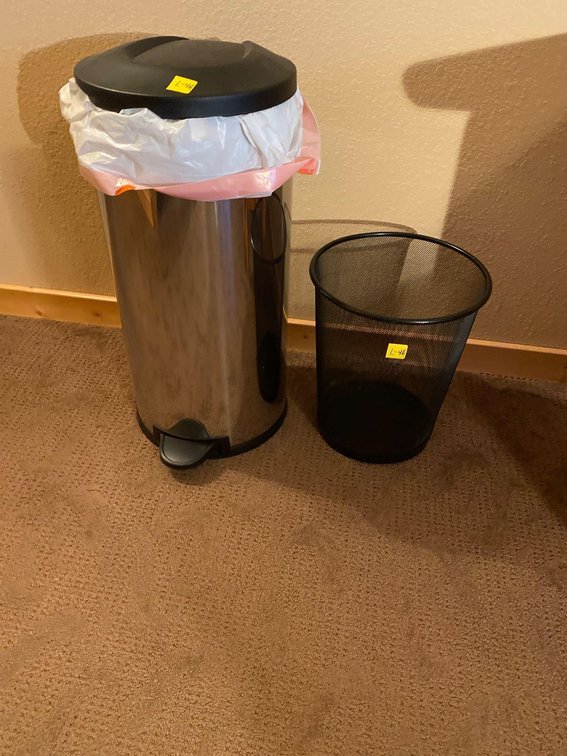  (A1-TAMARACK) (2) TRASH CANS