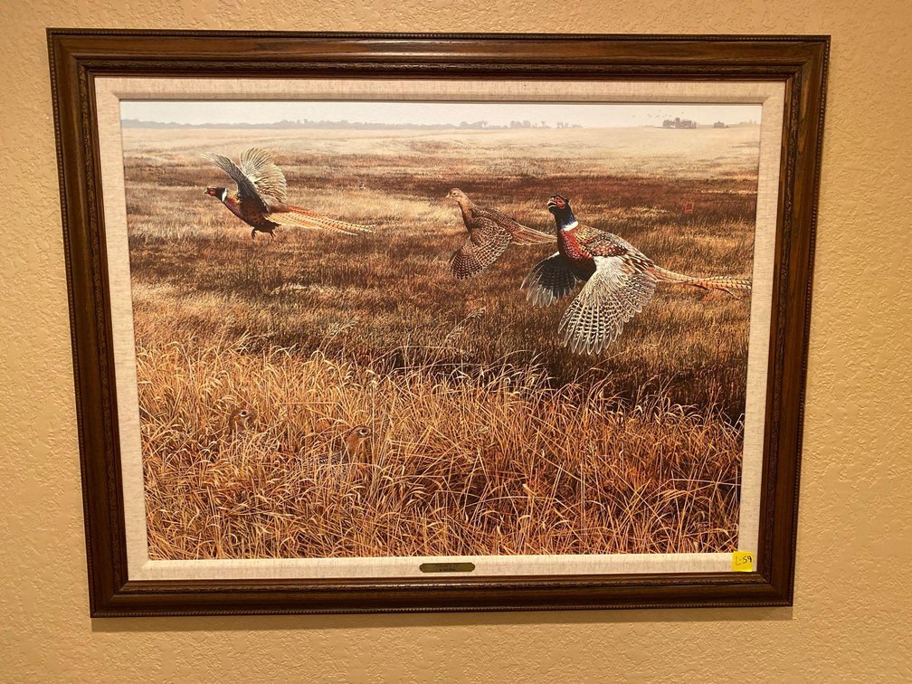 (A1-MANAGER) LEGACY IV PHEASANT PRINT BY SCOT STORM 