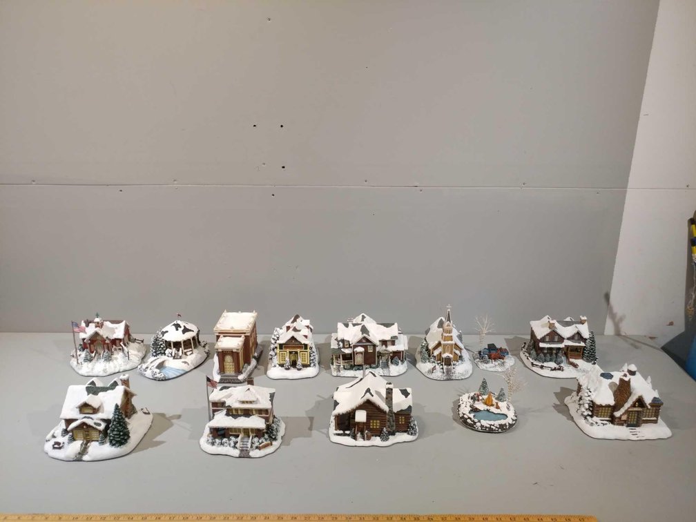 LARGE ASSORTMENT OF TERRY REDLIN CHRISTMAS VILLAGE SETS