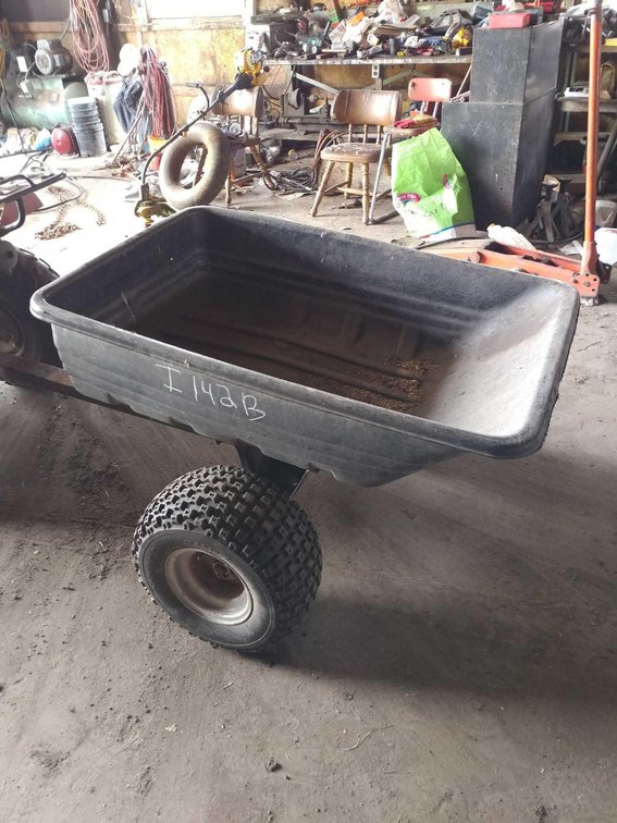 (I-142B) 2 WHEEL POLY UTILITY TRAILER