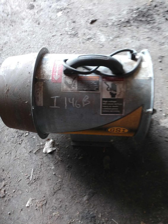 (I-146B) GSI BIN FAN 110 VOLT 12" 