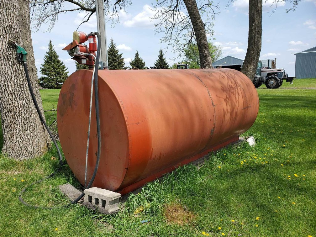 (I-30A) 2000 GAL FUEL BARREL W/GILBARCO ELECTRIC FUEL PUMP