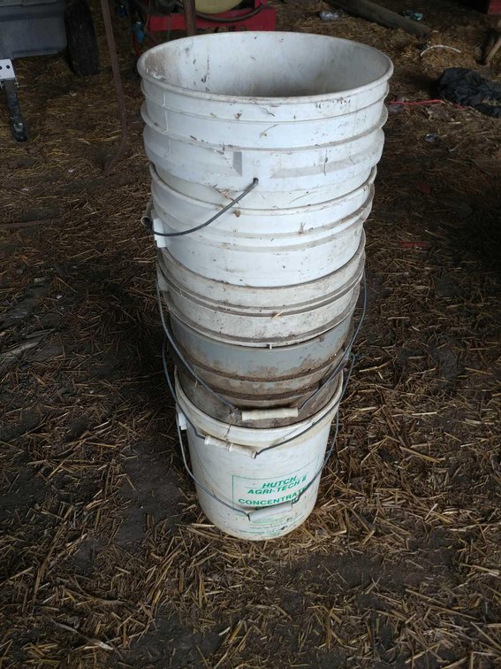 (I-60C) ASSORTMENT OF 5 GALLON PAILS