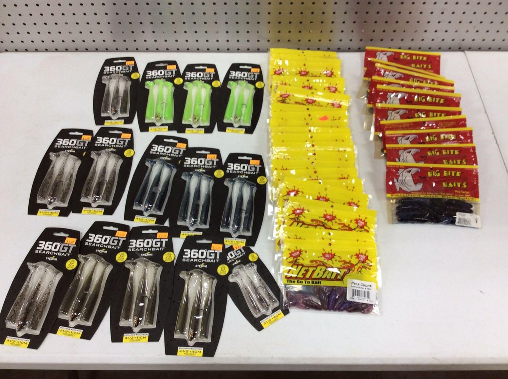 BIG BITE, NET BAIT, 360 GT, RUBBER BAIT ASSORTMENT 