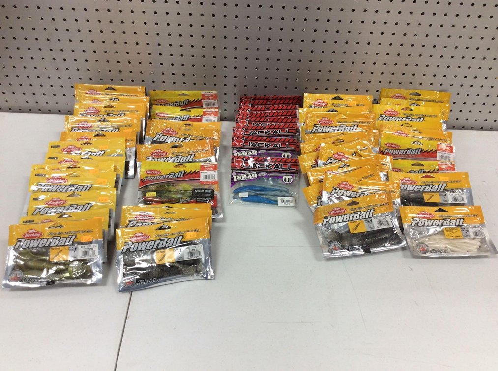 ASSORTMENT OF POWER BAIT & OTHER PLASTICS