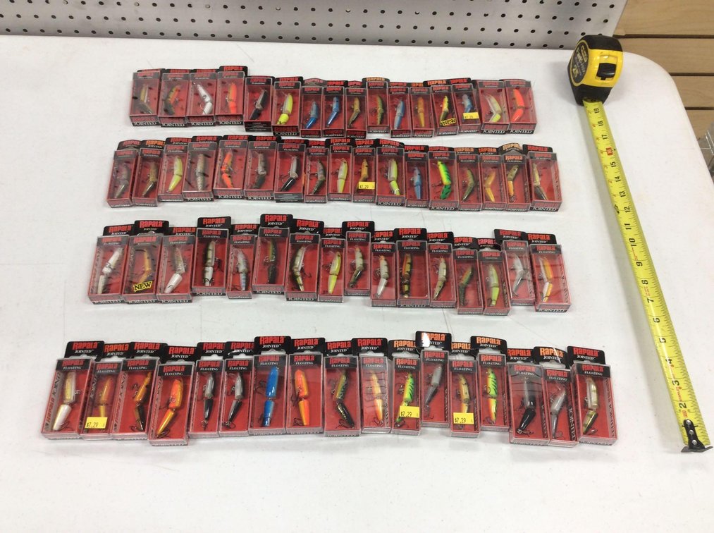 ASSORTMENT OF RAPALA JOINTED CRANK BAITS