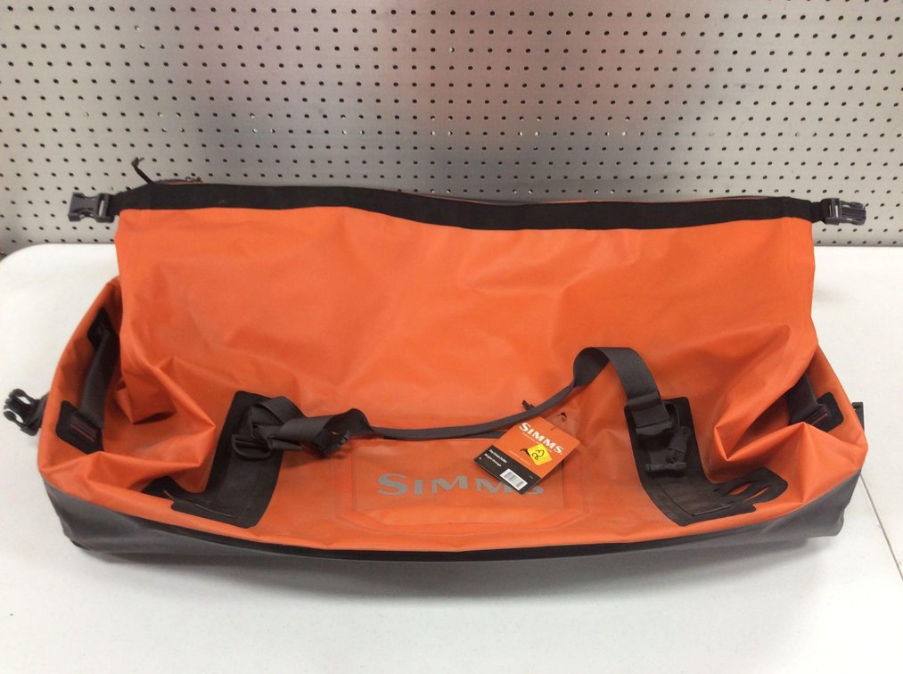 SIMMS, DRY CREEK DUFFEL,(BRIGHT ORANGE LARGE)