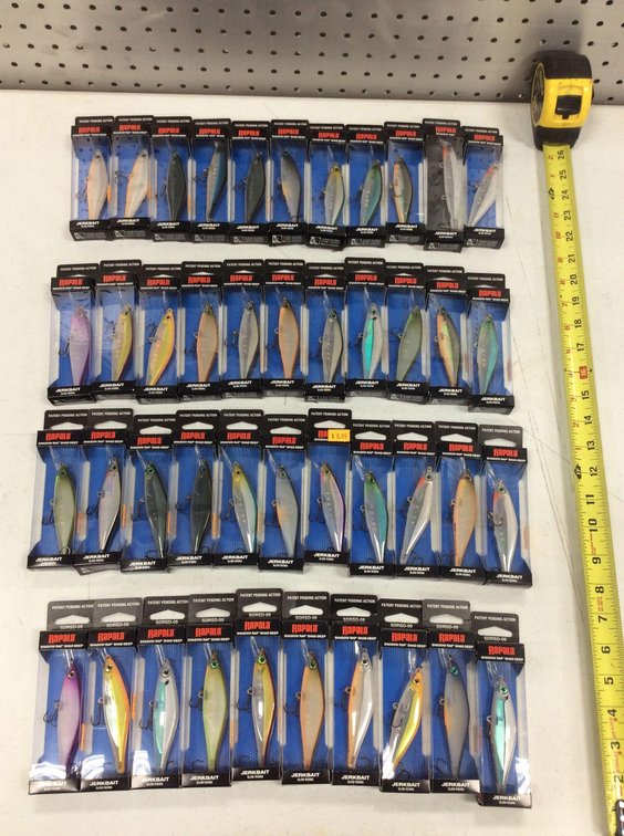 ASSORTMENT OF RAPALA JERKBAIT