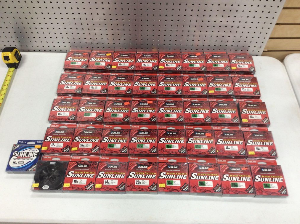 ASSORTMENT OF SUNLINE FISHING LINE