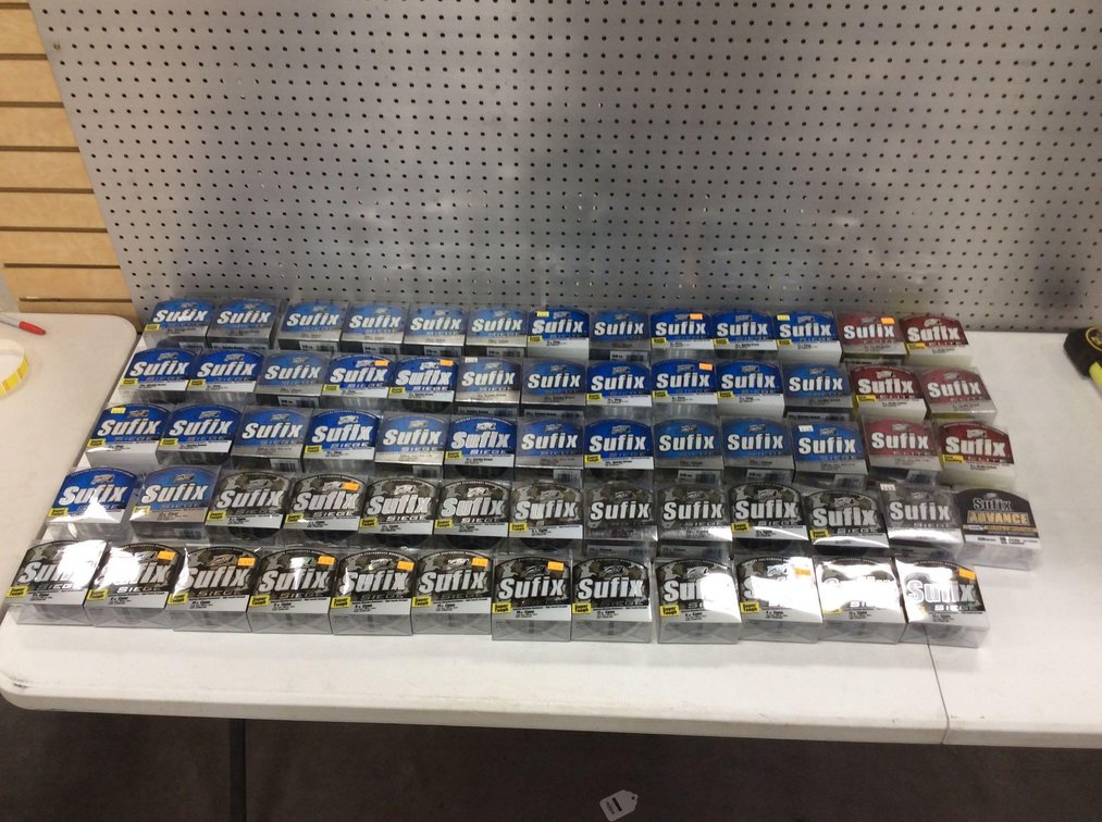 ASSORTMENT OF SUFIX FISHING LINE