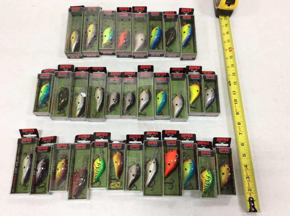 ASSORTMENT OF RAPALA CRANK BAITS