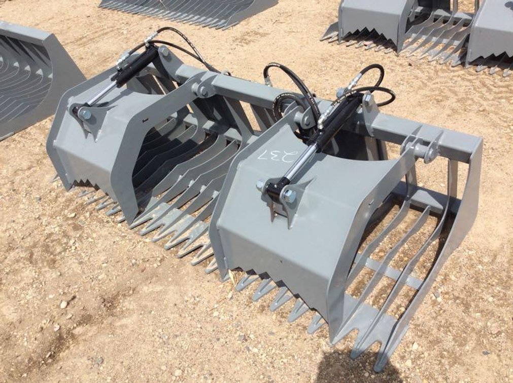 78" ROCK AND BRUSH GRAPPLE WITH 3" SPACING (ITEM AT ZIELSDORF AUCTIONS)