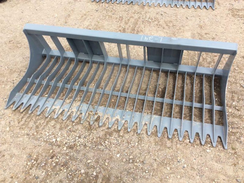78" ROCK BUCKET WITH 3" SPACING (ITEM AT ZIELSDORF AUCTIONS)