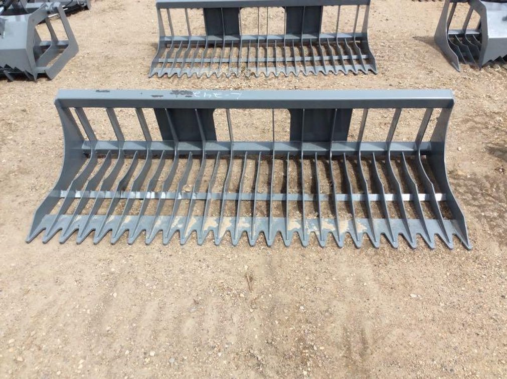 84" ROCK BUCKET WITH 3" SPACING (ITEM AT ZIELSDORF AUCTIONS)