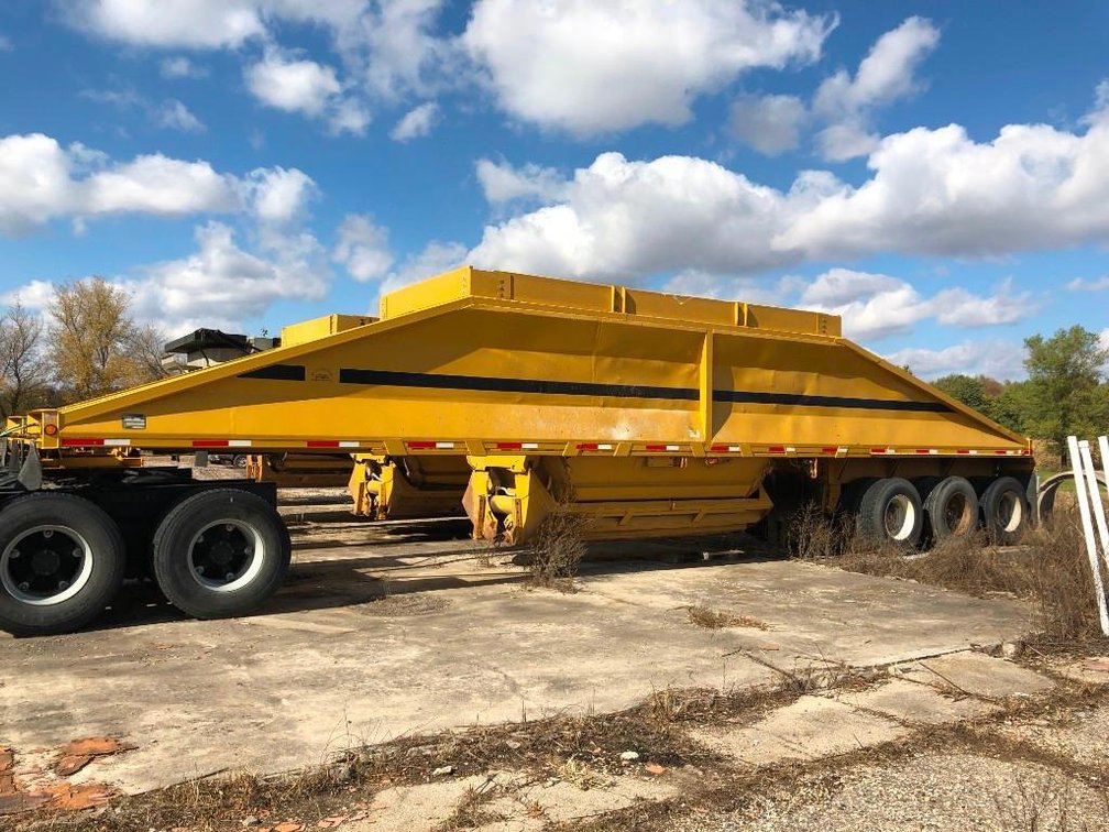 2000 MIDLAND TRIPLE AXLE BELLY DUMP TRAILER VIN: 2MFB2S3D4YR000950, GVWR: 88000, ABS, 