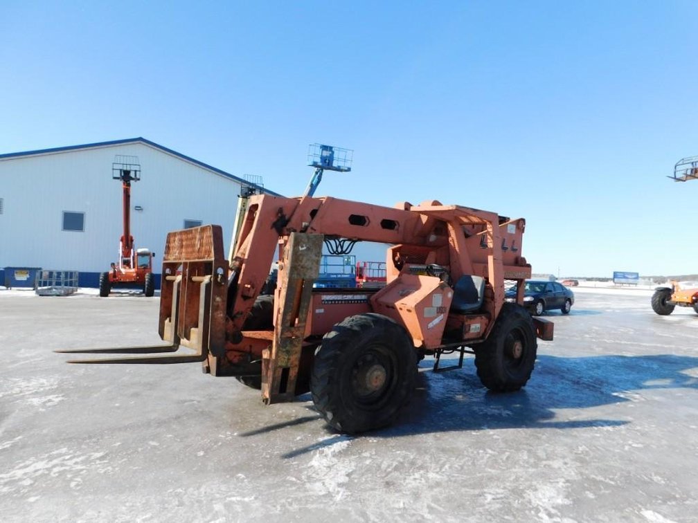 LULL 1044 4X4 DIESEL 10,000LB 44' OUTRIGGERS, JD DIESEL, AIR TIRES, 8487 HRS 