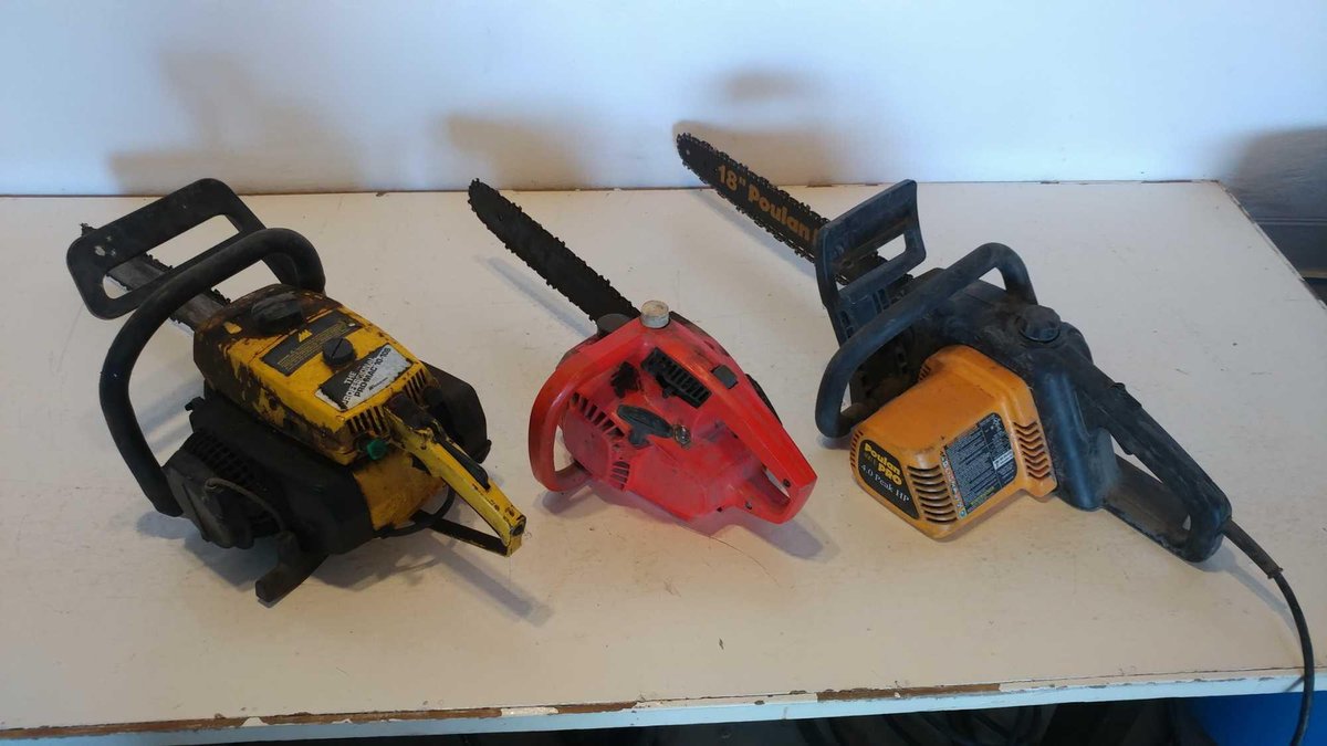 MCCULLOCH, REMINGTON YARD MASTER, AND POULAN CHAINSAWS (UNKNOWN CONDITION)