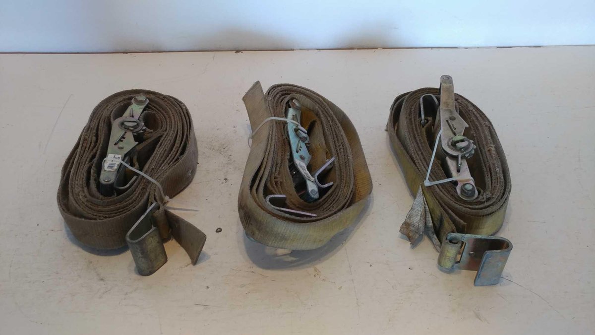 (3) 2" RATCHET STRAPS