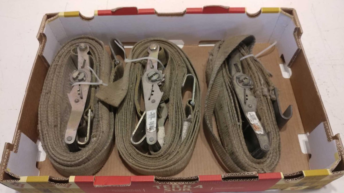 (3) 2" RATCHET STRAPS