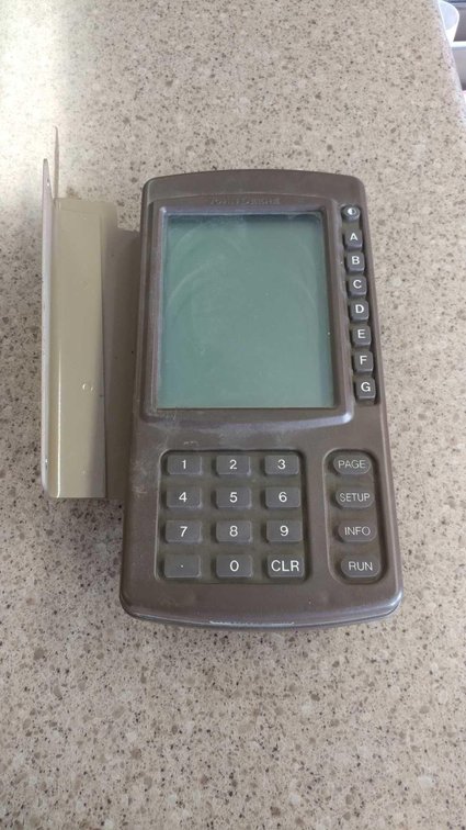 JOHN DEERE BROWN BOX DISPLAY FOR GREEN STAR, SN#PCGV02A236062