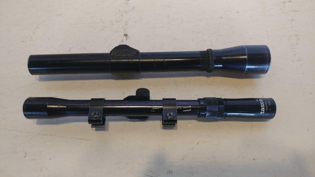 LYMAN 3X SCOPE AND TASCO 3X-7X SCOPE (ITEM AT ZIELSDORF AUCTIONS)