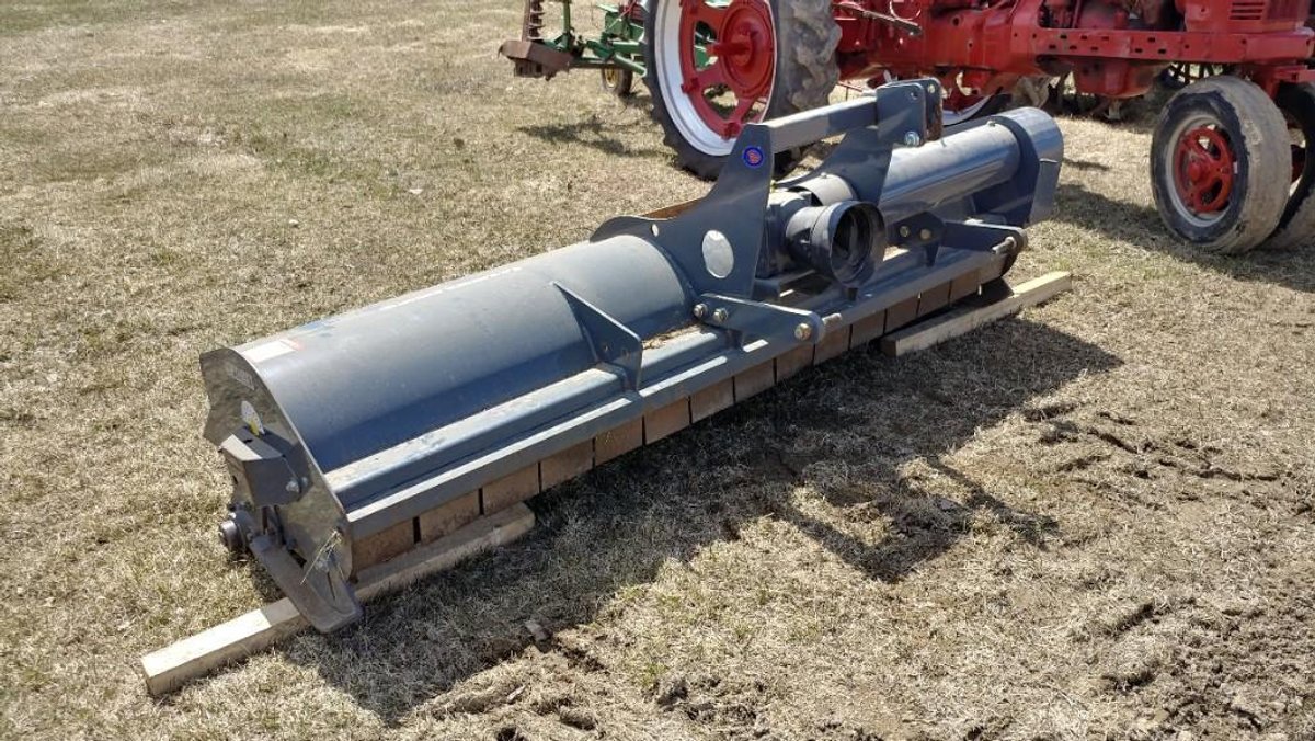 LOFTNESS 3PT FLAIL MOWER LIKE NEW MODEL 90M 7' (2) 540 PTO SHAFTS (ITEM AT ZIELSDORF AUCTIONS)