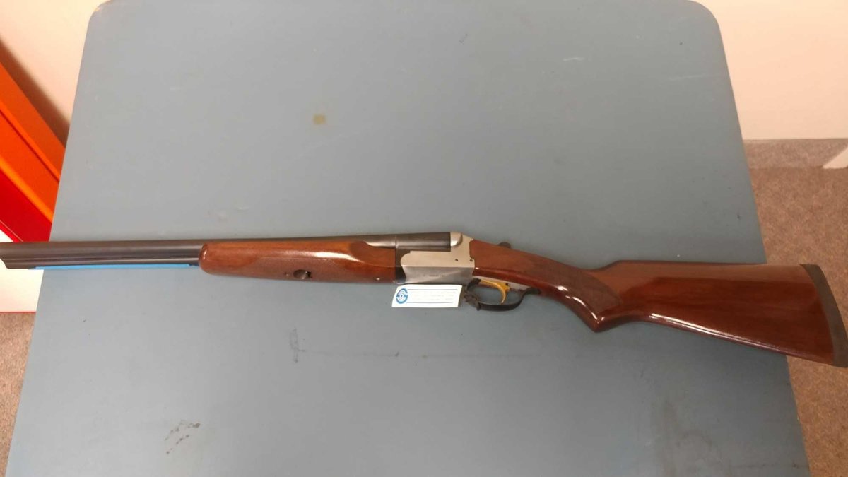 NEW STOEGER COACH GUN S X S 20 GAUGE SATIN WALNUT (SN# A316777-17) (LOCATED AT MIKES GUN SHOP IN BEN