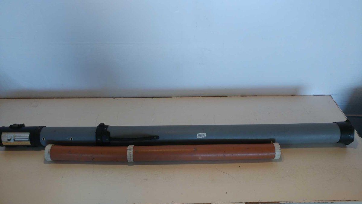 (2) TRAVEL HARD FISHING POLE CASES (ITEM AT ZIELSDORF AUCTIONS)
