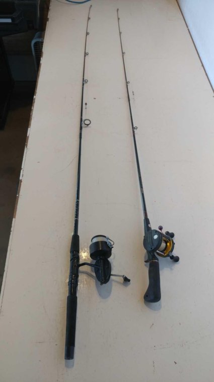 SHAKESPEARE WONDERROD & GARCIA REEL AND LEW'S SPEEDSTICK LIGHT ACTION ROD & ABU GARCIA REEL
