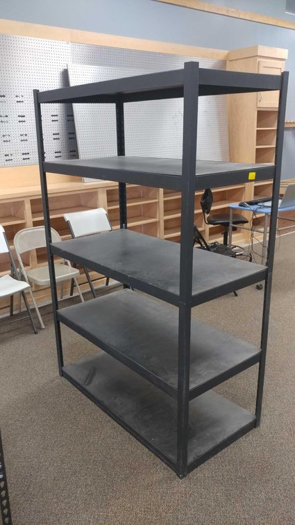 METAL FRAME SHELF (48"Wx72"Hx24D)