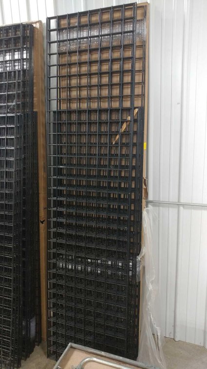 GRID WALL PANELS (9-96"Hx24"W & 4-72"Hx24"W)
