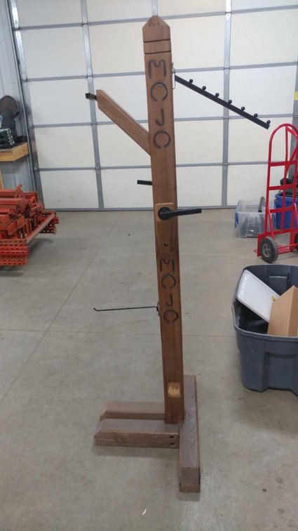 WOODEN MOJO COAT RACK
