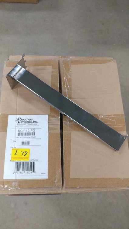 (72) 12" HANGERS FOR SLATTED WALL