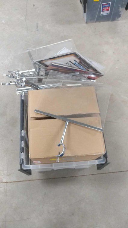 ASSORTMENT OF PLASTIC SIGN DISPLAYS