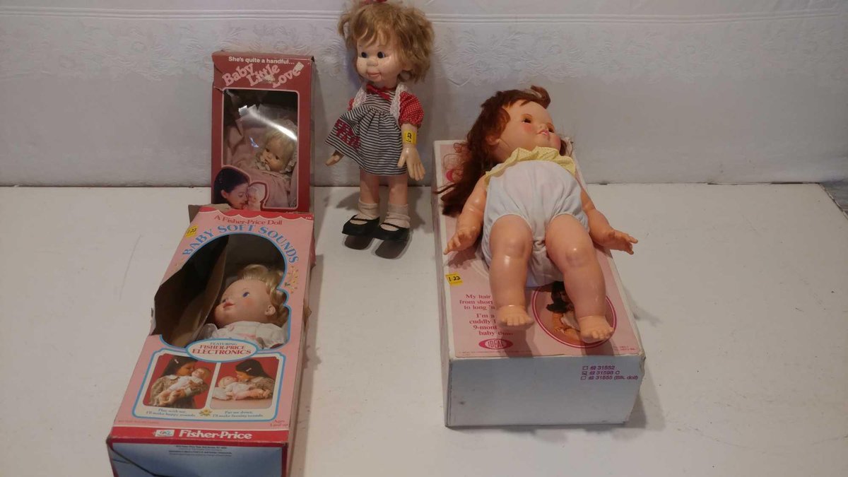 (4) VINTAGE CHILDREN'S DOLLS