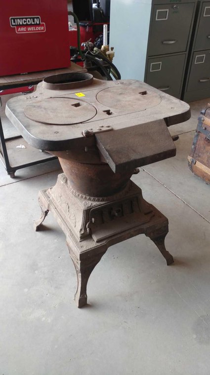 ANTIQUE CAST IRON COOK STOVE